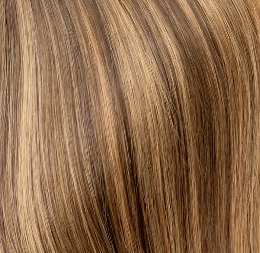 SLØX® Genius Weft in Farbe Brond – Echthaar Extensions