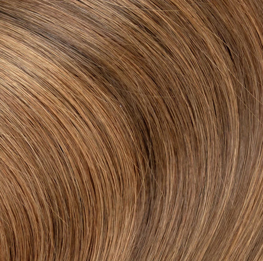 SLØX® Genius Weft in Farbe Nougat – Echthaar Extensions